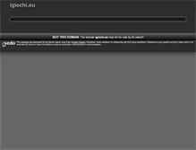 Tablet Screenshot of igiochi.eu